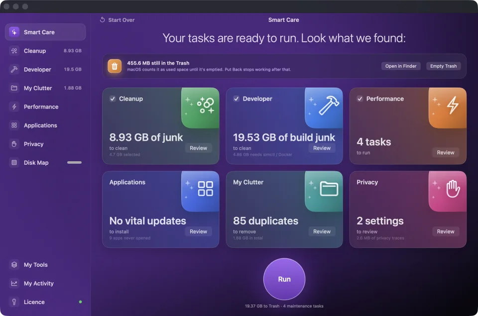 Mac Cleaner App for macOS: What to Do When "Storage Almost Full" Appears